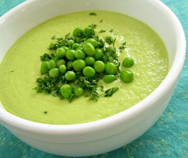 суп из зеленого горошка