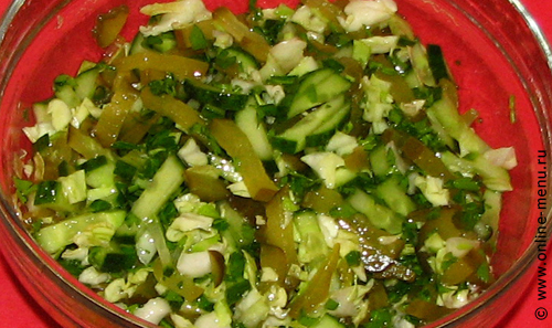 салат из свежей капусты