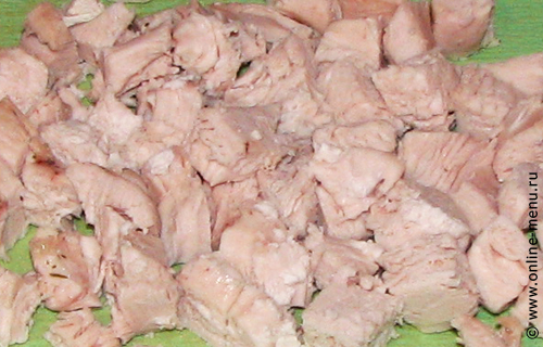 салат куриный с орехами