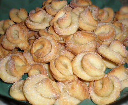 творожные розочки